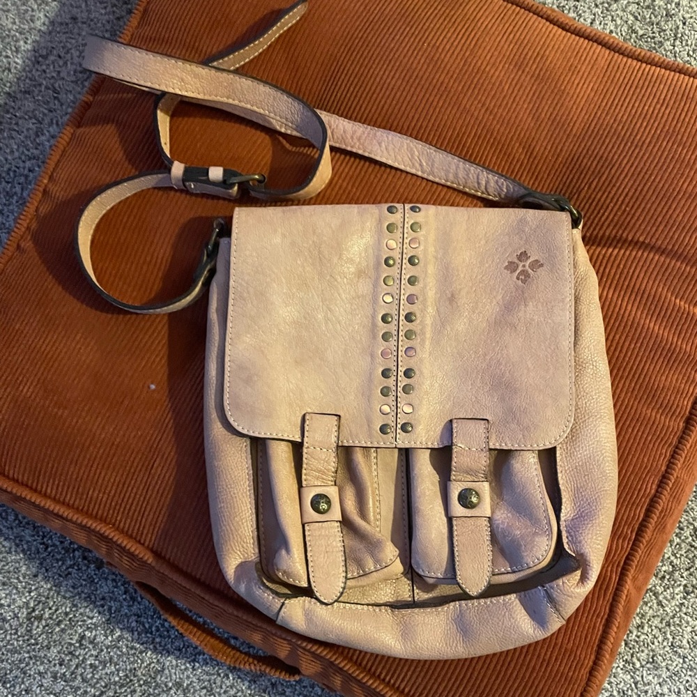 Crossbody, Tan leather, satchel